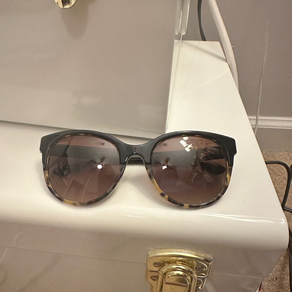 Tory Burch Black and Brown Sunglasses Fashion Accessories